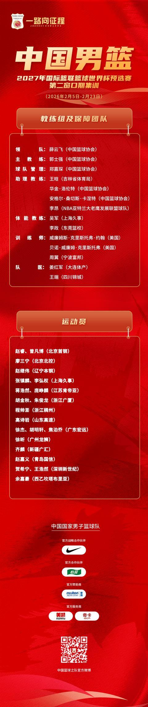 开云APP-广西老表庞峥麟、廖三宁，入选男篮国家集训队！